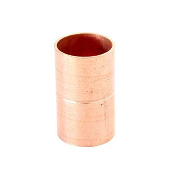 1-1/2" Rolled Stop Copper Coupling, C x C