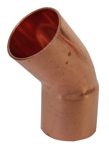 1-1/2" 45° Street Elbow FTG x C Copper, Low Lead