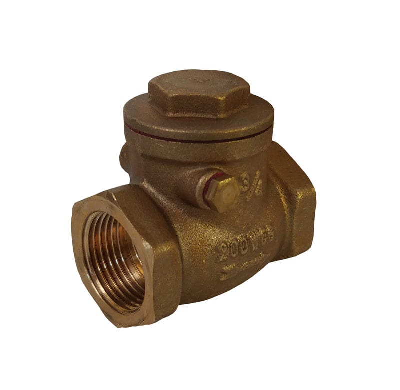 3/4" FIP Brass Swing Check Valve Lead Free