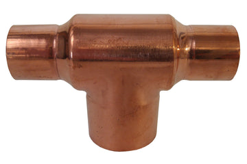 1-1/2" x 1-1/2" x 2" Reducing Tee C x C x C Copper, Low Lead