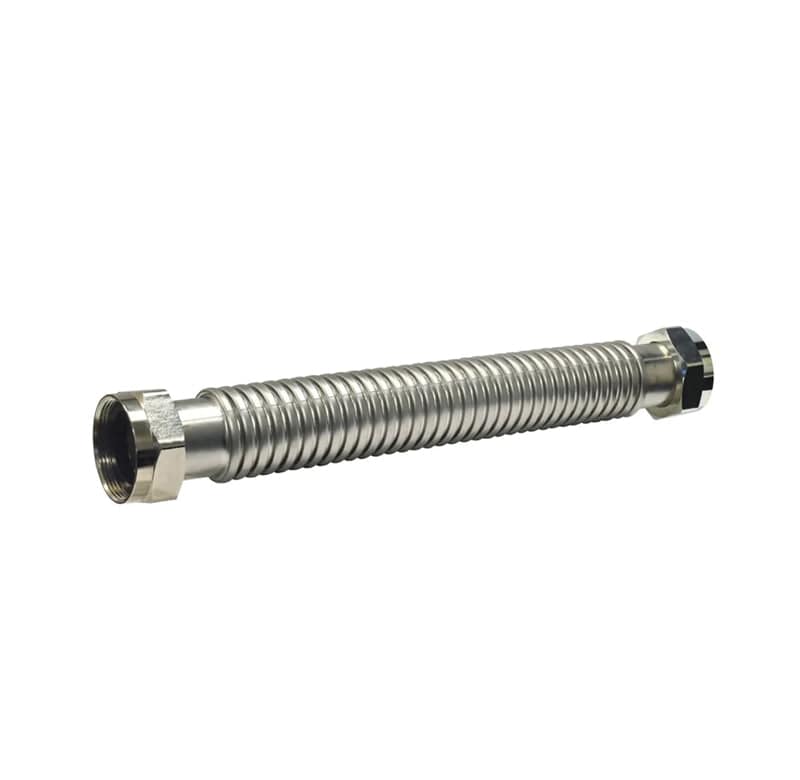 18" x 1-1/2" Stainless Steel Corrugated Water Flex Connector