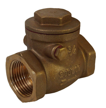 Swing Check Valve IPS 3", Brass