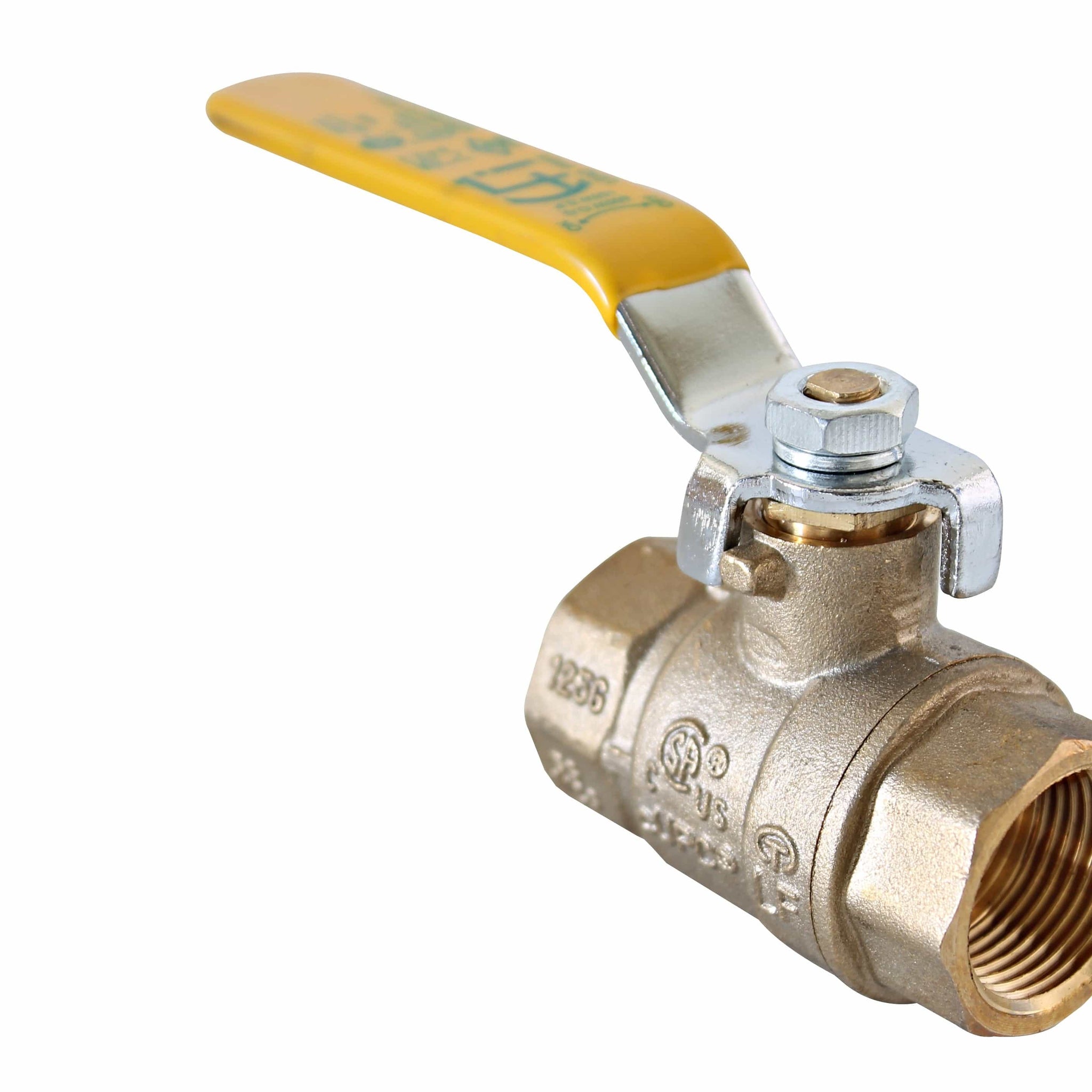 1/4" LF Full Port Brass Ball Valve FIP, Lead Free, UL, FM, 600PSI, WOG