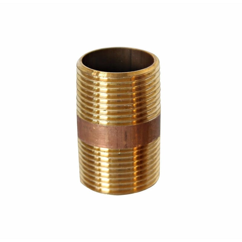 1" Male Close Brass Nipple