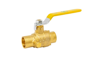 LF Ball Valve with Drain C x C, 1/2", Sweat, Brass