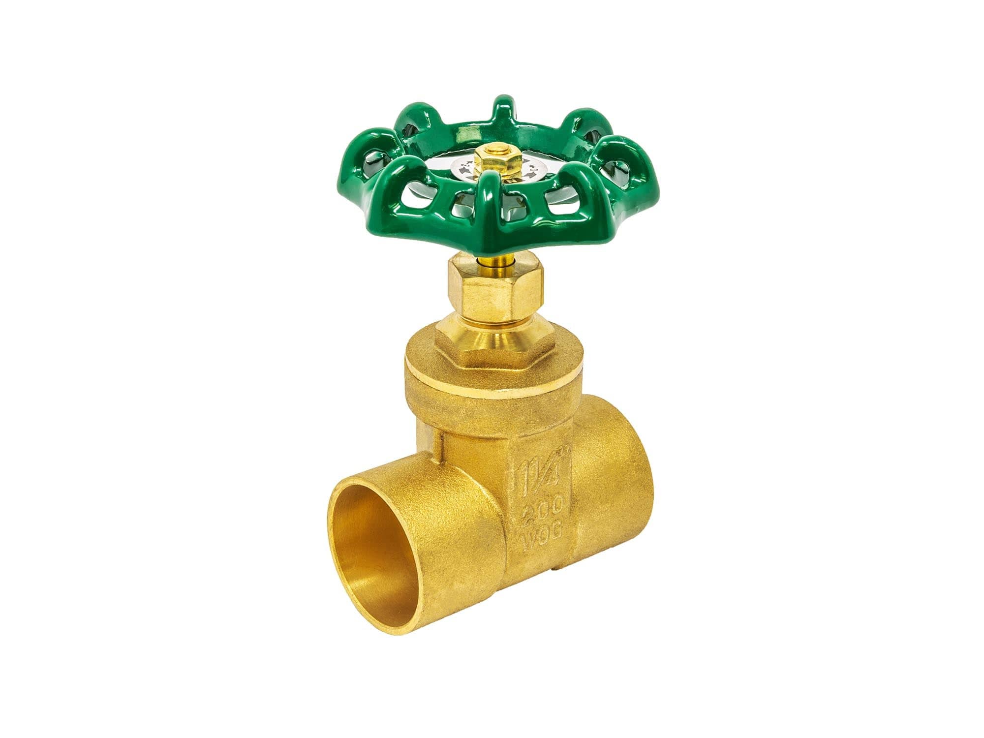 Brass Gate Valve Solder 1"