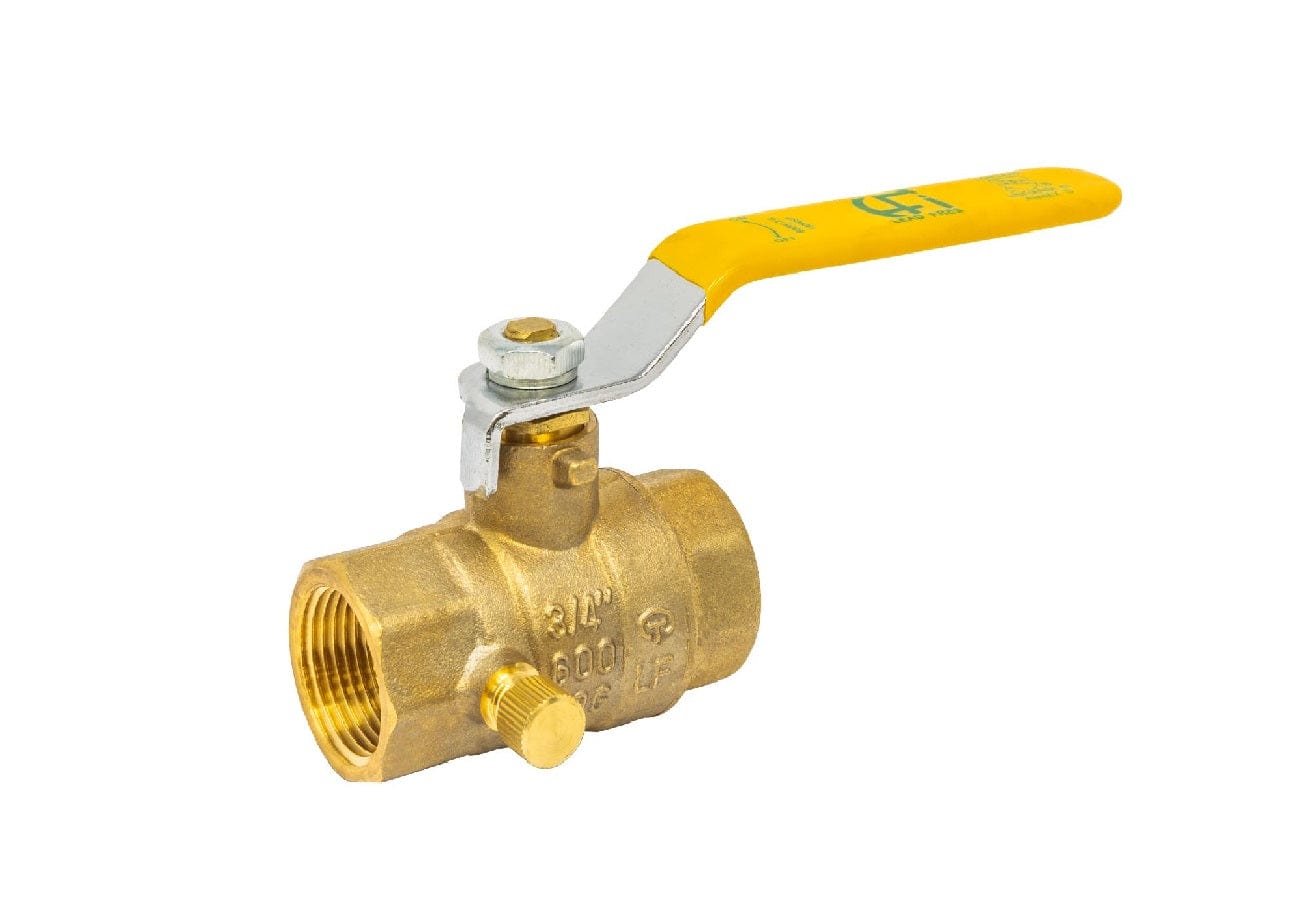 LF Ball Valve with Drain IPS 1"