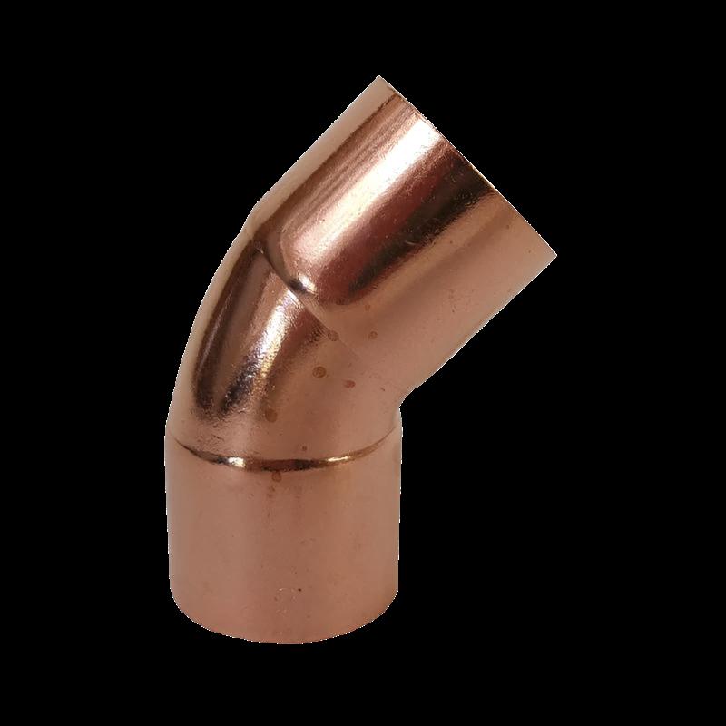 1" 45° Elbow C x C Copper, Low Lead