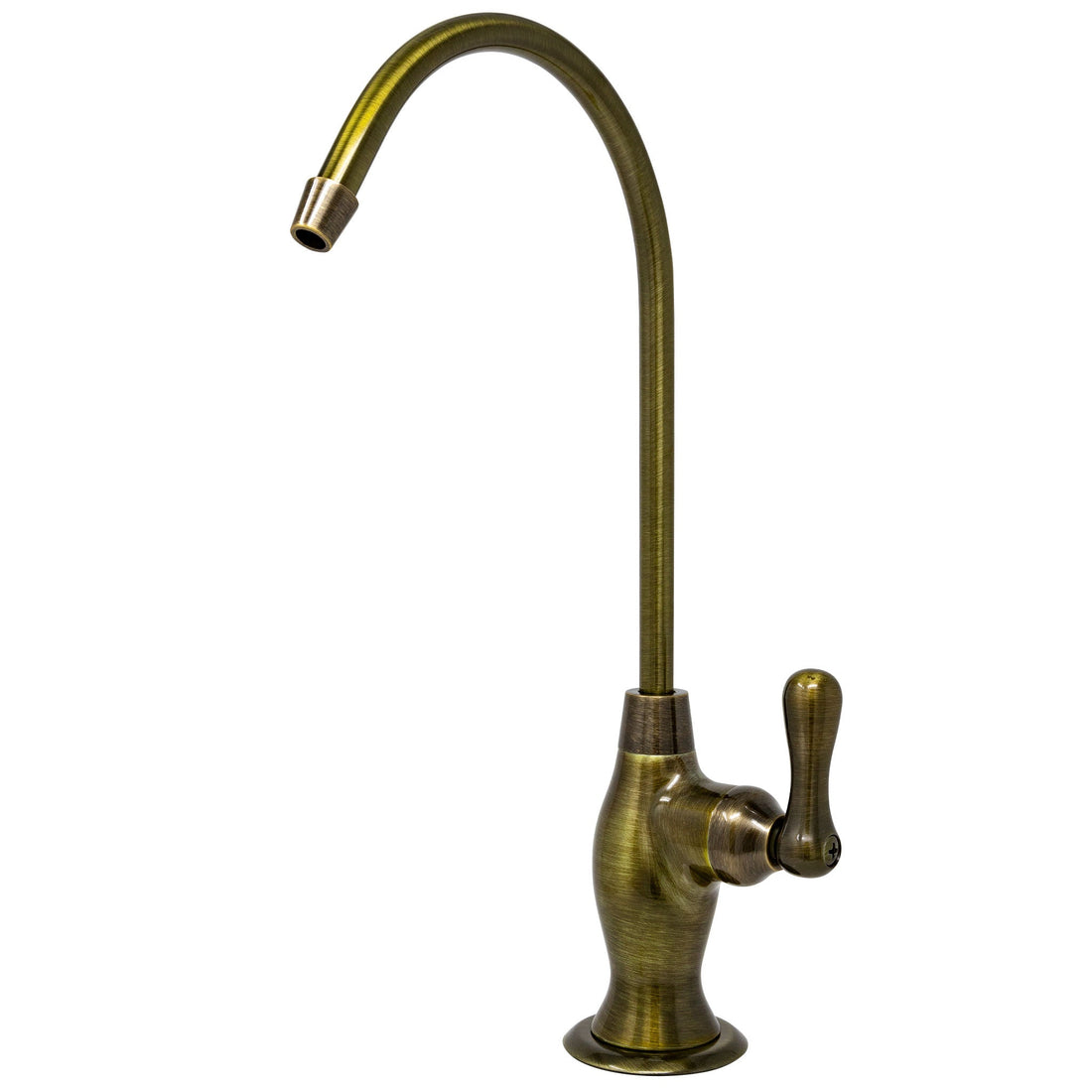 Water Filtration Faucet Vase Style Antique Brass Reverse Osmosis Non Air Gap. Certified by NSF.