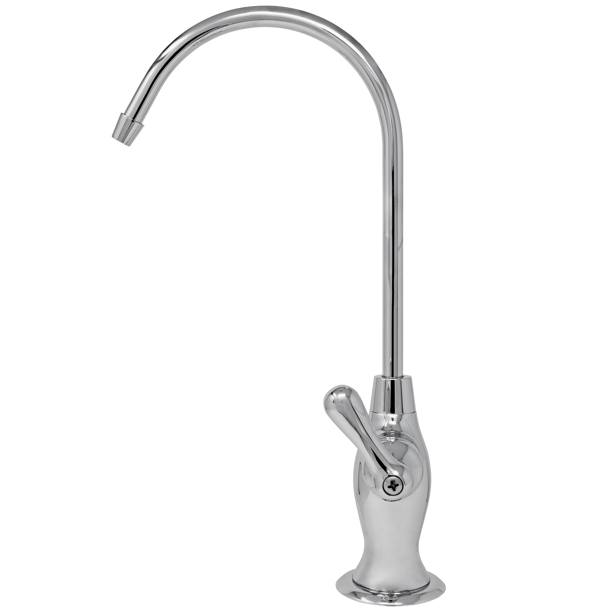Water Filtration Faucet Vase Style Chrome Left View