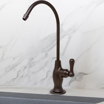 Water Filtration Faucet Vase Style Oil Rubbed Bronze Reverse Osmosis Non Air Gap. Certified by NSF.