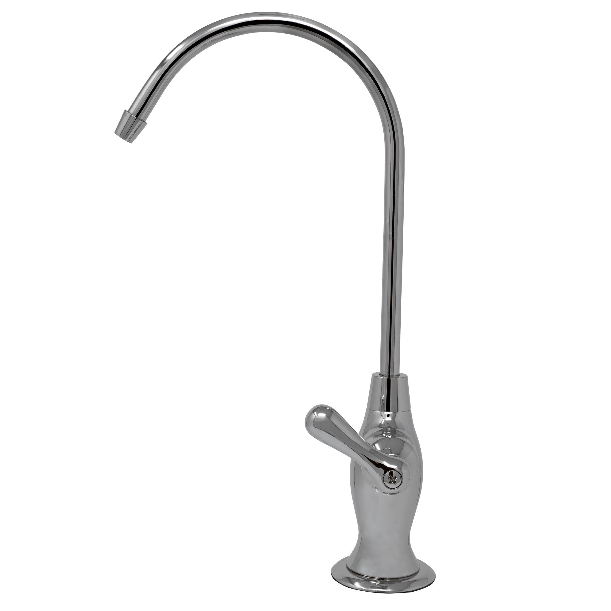 Brushed Nickel Long Reach Style Water Filtration Faucet Non Air Gap