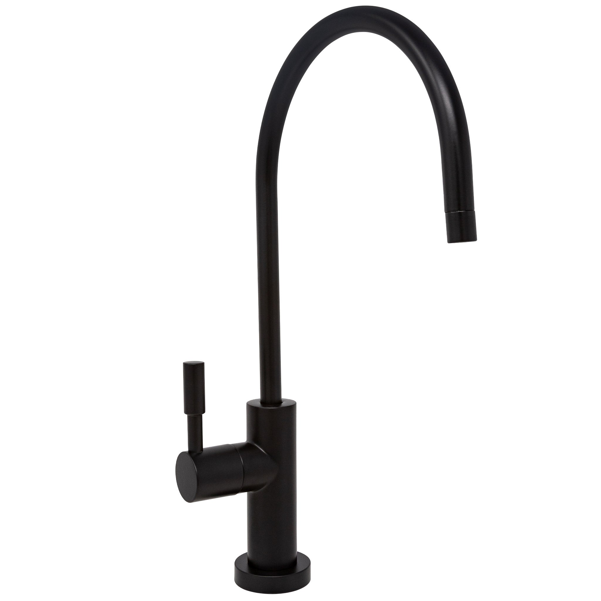 Water Filtration Faucet Matte Black Large Euro Style Reverse Osmosis Non Air Gap With Faucet Wrench