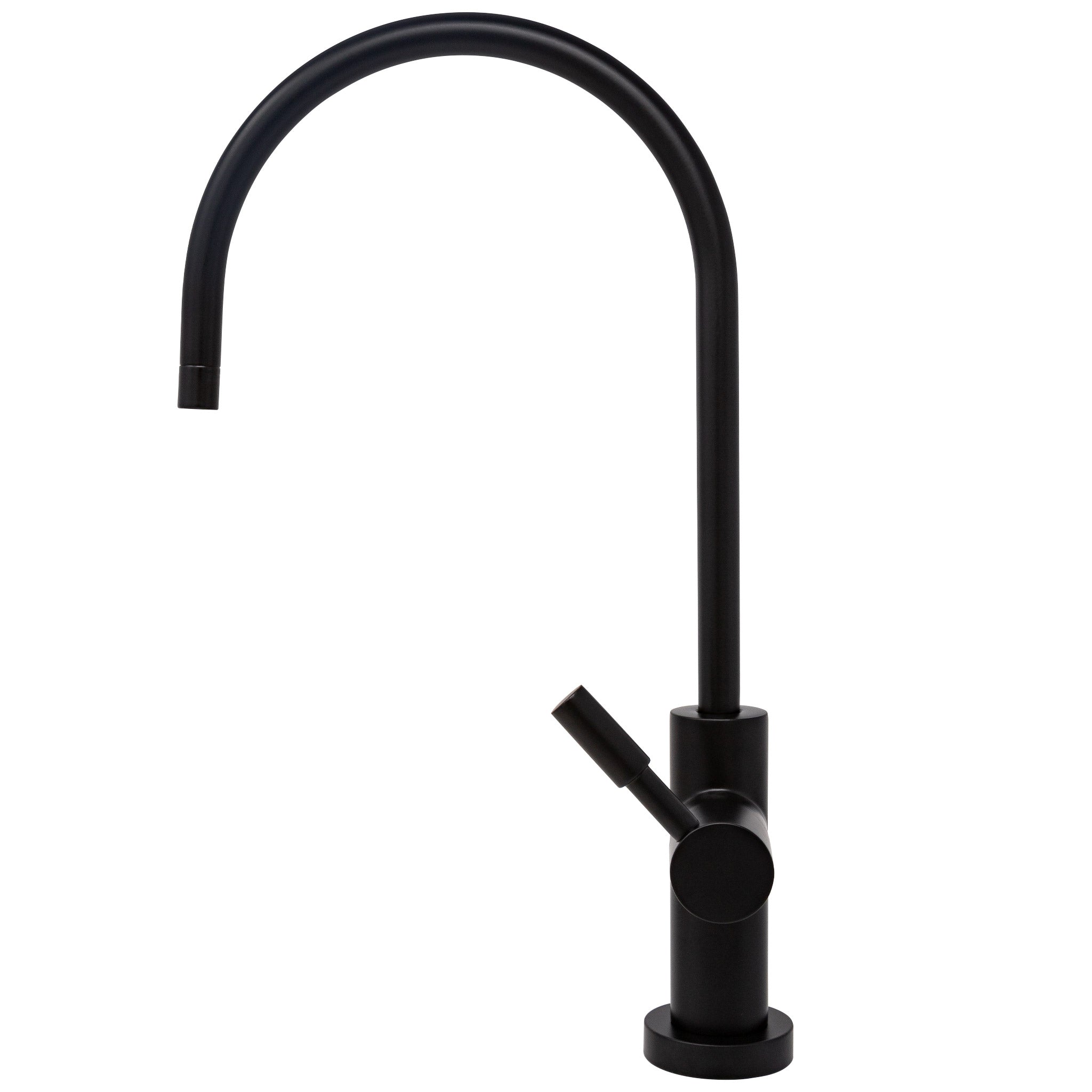 Water Filtration Faucet Matte Black Large Euro Style Reverse Osmosis Non Air Gap With Faucet Wrench
