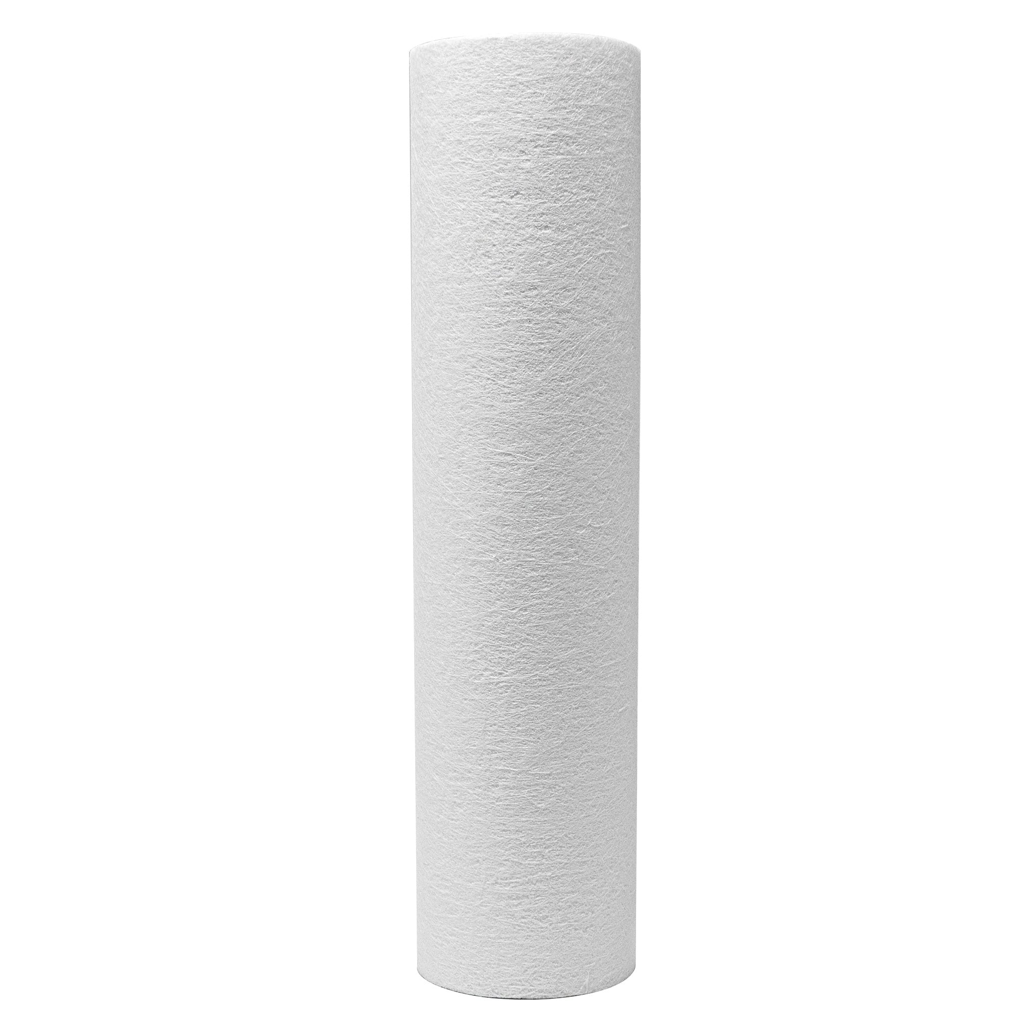 10" x 2.5" Sediment Water Filter Cartridge - 5 Micron Melt-Blown Polypropylene 10-inch Universal Water Filter Replacement for Any Standard RO Drinking Water System, Whole House Filtration. Compatible with DuPont, Pentek DGD, and more. No Brand Label.