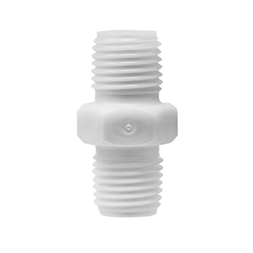 1/2" NPT nylon plastic nipple.