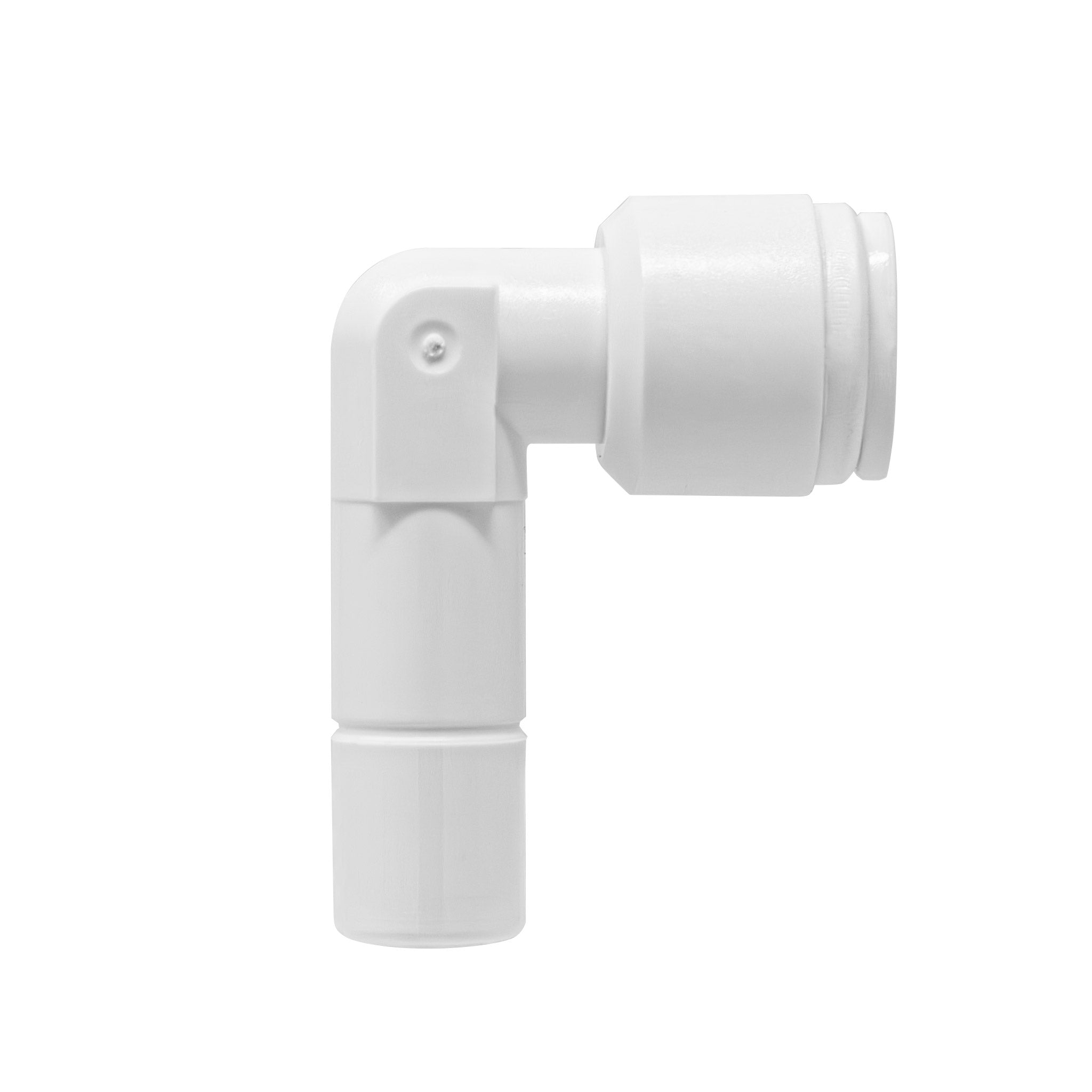 1/4" Quick Connect Stem Elbow for RO Reverse Osmosis Water Filtration System / Replacement Parts / Other Water Appliances 1/4" Quick Connect x 3/8" Stem. NSF Certified