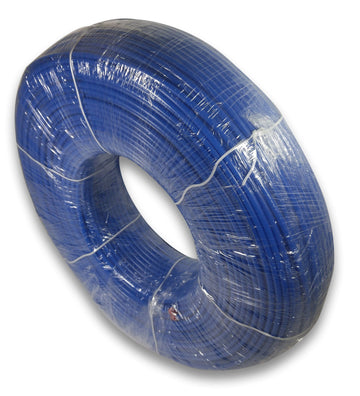 1/4"OD LLDPE Tube. 1000 FT or 300 M Roll. No spool. Blue Color. Certified by NSF.