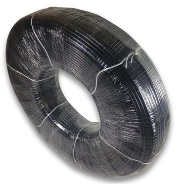 1/4" OD LLDPE Tube. 1000 FT or 300 M Roll. No spool. Black color. Certified by NSF.