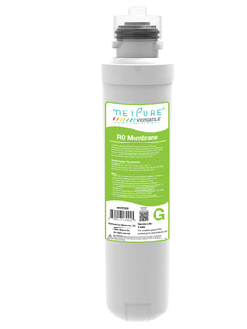 Metpure Versatile Reverse Osmosis Membrane 50GPD Filter - Green Quick Twist Filter (G), Replacement Cartridge 11