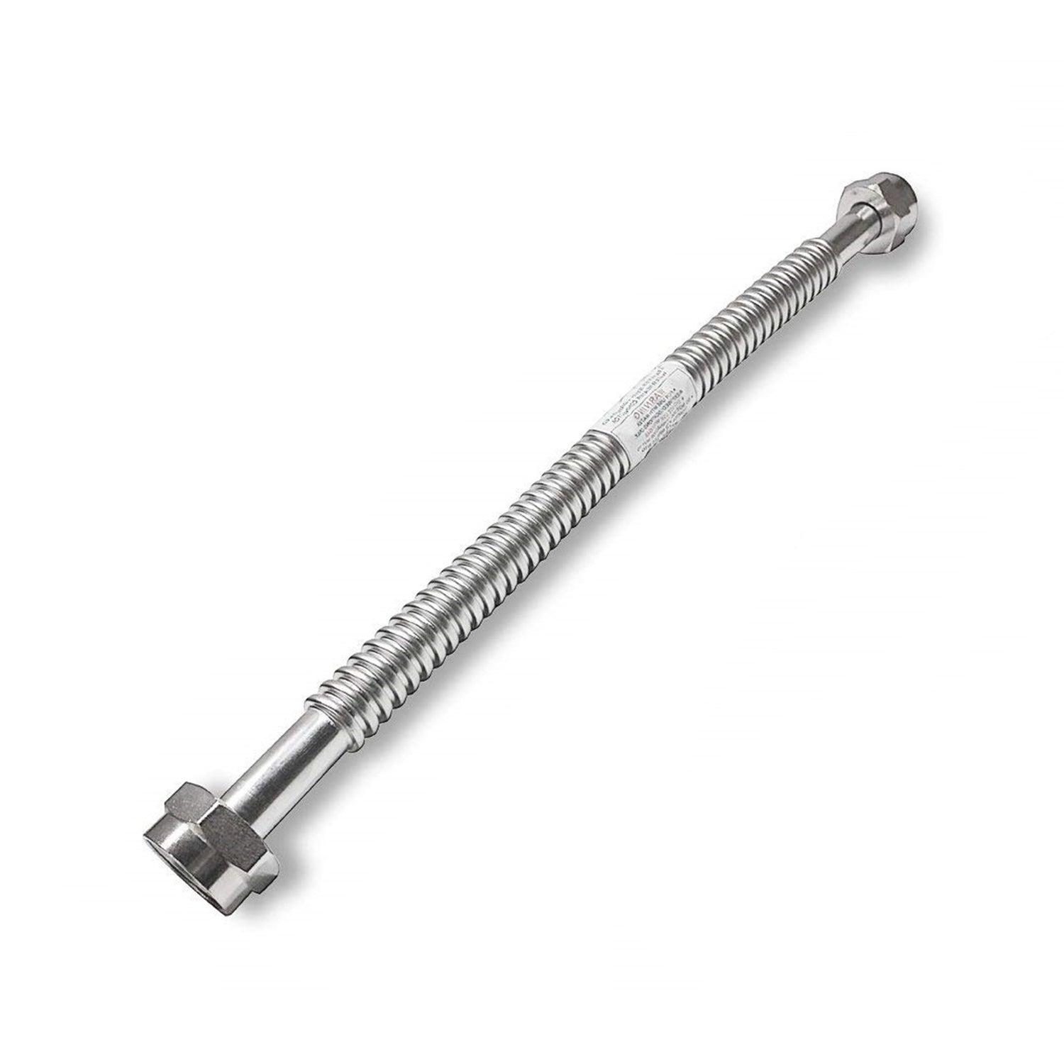 24" x 1-1/4" FIP Stainless Steel Water Flex Connector