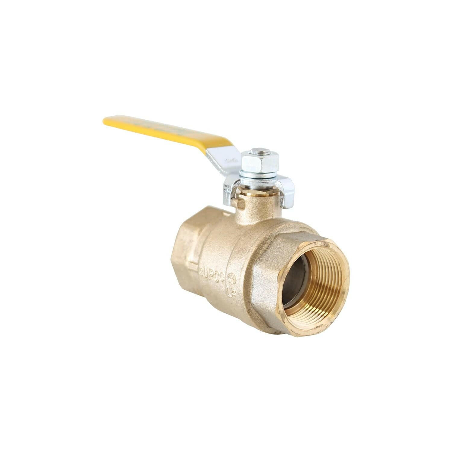 1-1/2" FIP Brass Ball Valve Lead Free