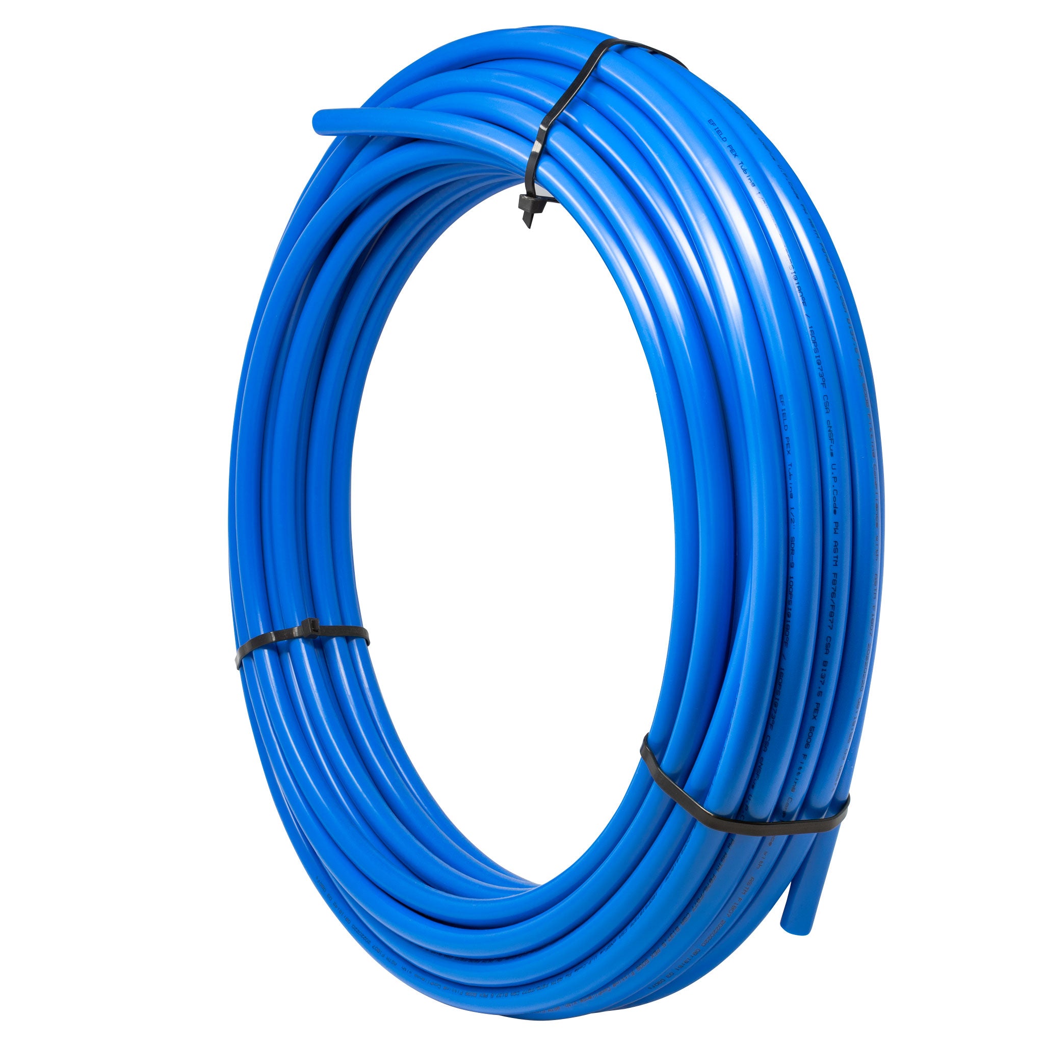 3/4" OD Blue PEX B Polyethylene Pipe for Potable Water - 300 FT Roll