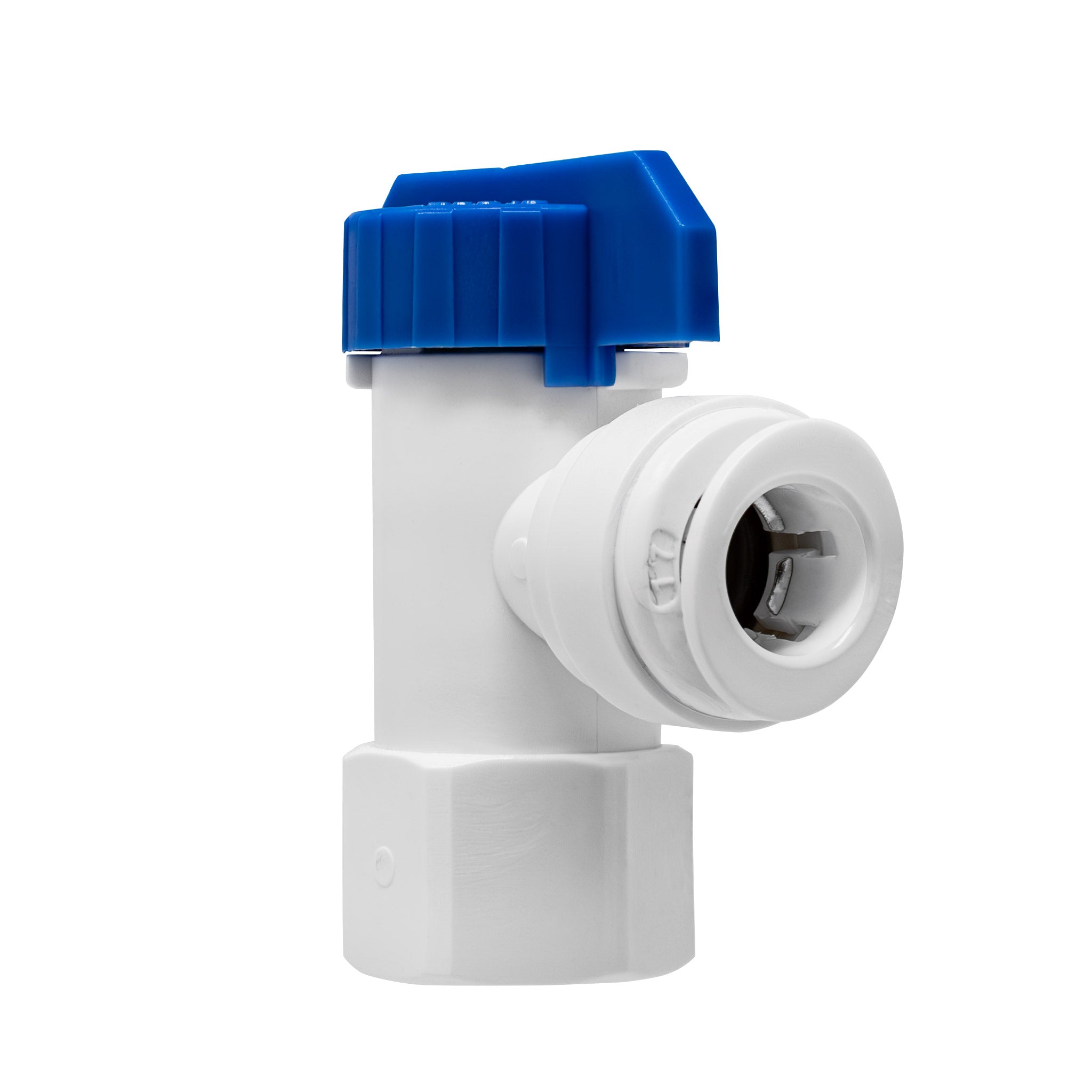 PureSec 3/8 Water Line Fittings 3/8 Push to Connect Fittings for 3/8 OD  Tubing(3/8 Ball Valve+3/8 T fitting+Y+L+I, Pack of 10)