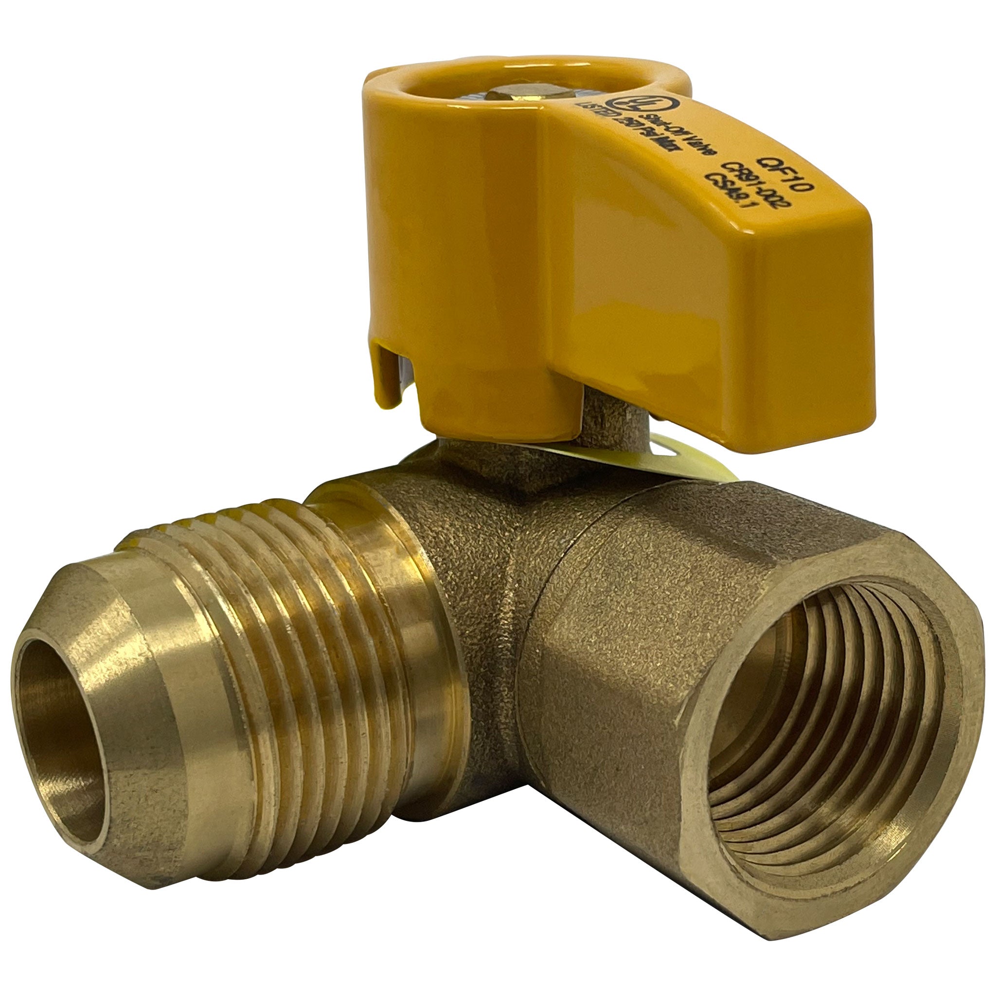 Angle Gas Valve 5/8" Flare x 1/2" FIP