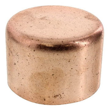 2-1/2" Copper Cap, Low Lead