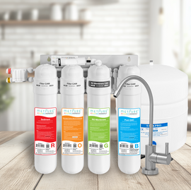 Customizable Metpure 4 Stage Reverse Osmosis Water Filtration Complete System