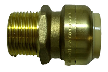 LF Quick Connect Push Fitting Male Adpater 1-1/2"