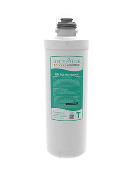 Metpure Versatile High Demand 225gpd Reverse Osmosis Membrane Filter - Teal Quick Twist Filter (T), 11