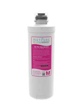 Metpure Versatile High Demand 400GPD Reverse Osmosis Membrane Filter - Magenta Quick Twist Filter (M), 11