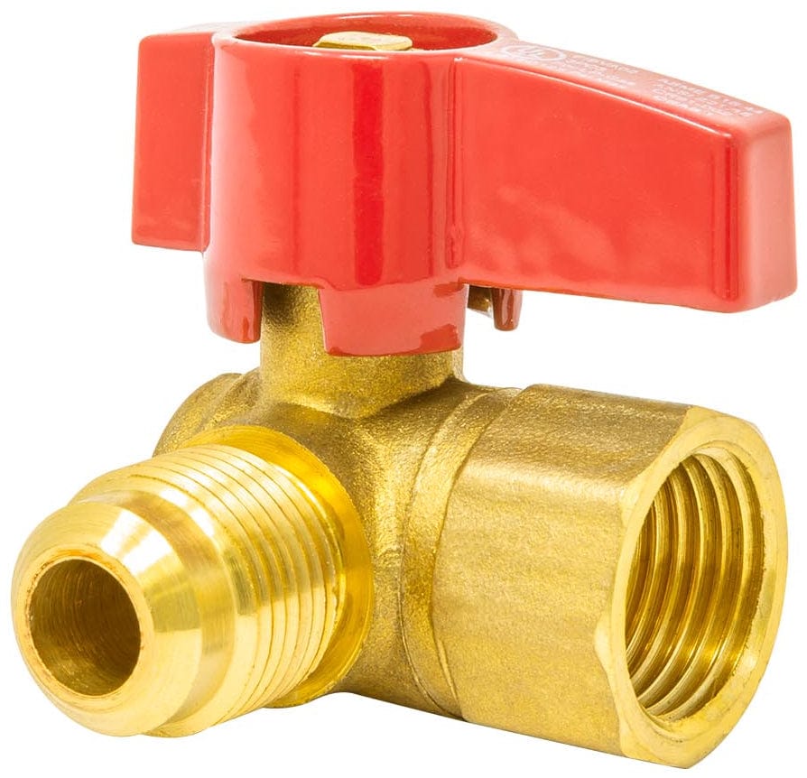 Angle Gas Valve 3/8" Flare 1/2" FIP