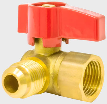 Angle Gas Valve 1/2" Flare x 3/4" FIP