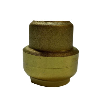 2" Push-Fit Fitting Cap, Low Lead, NSF