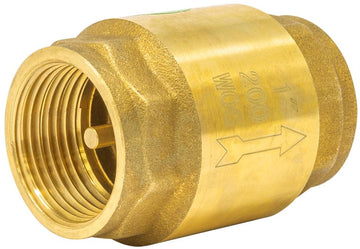 LF In-Line Spring Check Valve 3" IPS, Brass