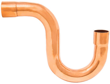 Copper p-trap 3/4" ID 7/8" OD suction Line HVAC