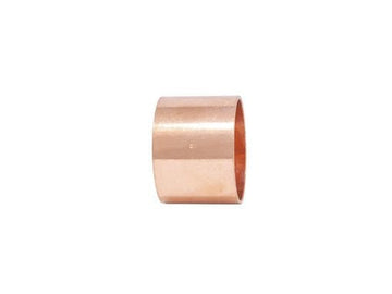 2" DWV Dimpled Coupling C x C, Wrought Copper