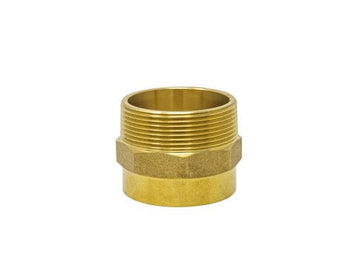 1-1/2" DWV Brass Male Adapter, Cast Brass