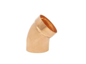 3" DWV 45° ST/Elbow FTG x C, Wrought Copper