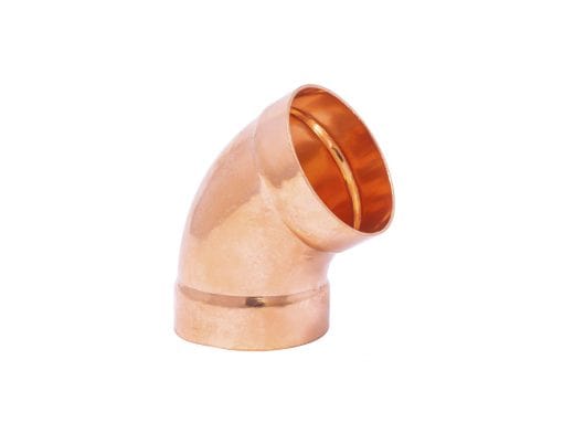 DWV 60° Elbow 2", Copper