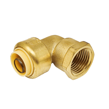 LF Quick Connect Push Fitting FIP 90 Elbow 1/2"