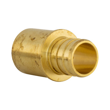 3/4" Crimp PEX B x 3/4" FTG Male Sweat Bushing Lead Free Brass Fitting, ASTM F1807