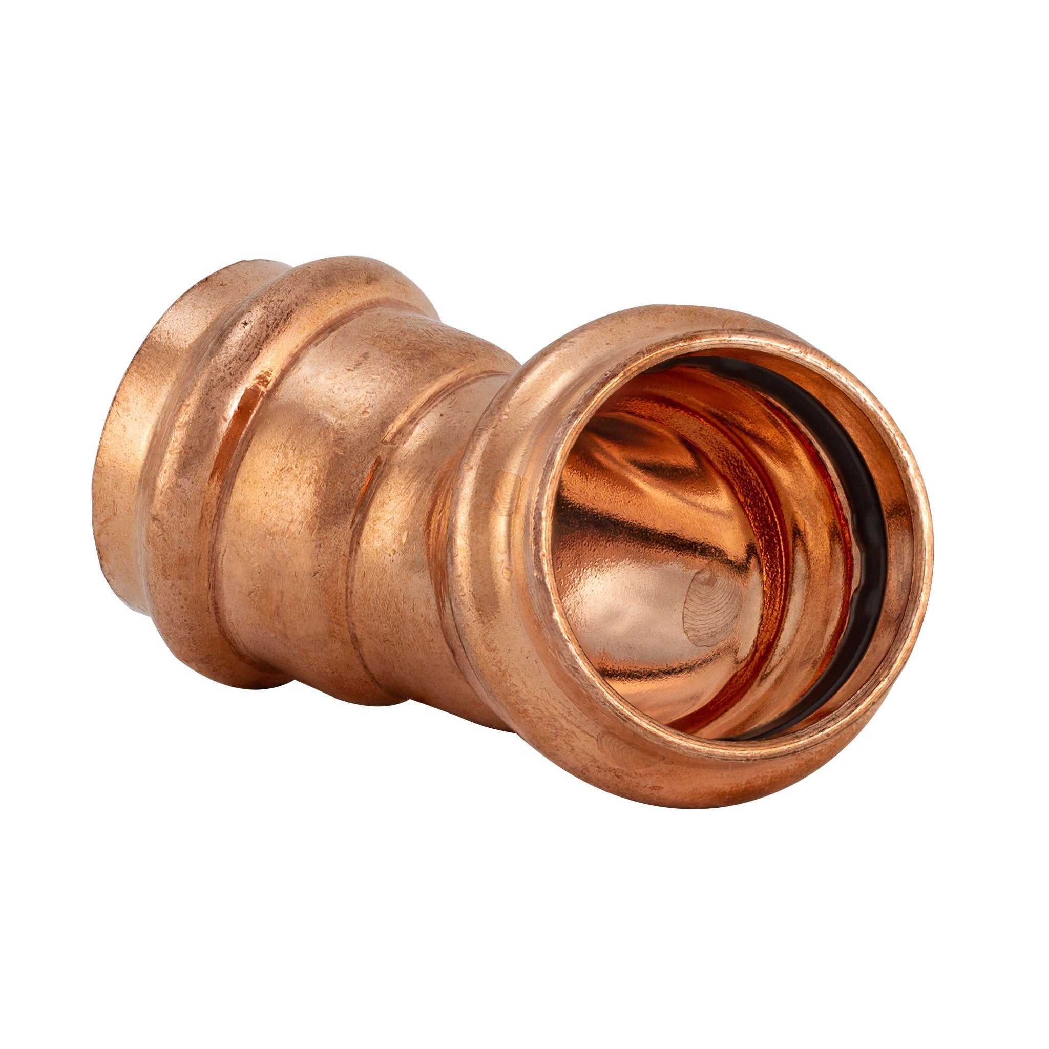 4" Press Copper 45° Elbow Fitting (P x P) Low Lead ProPress Compatible