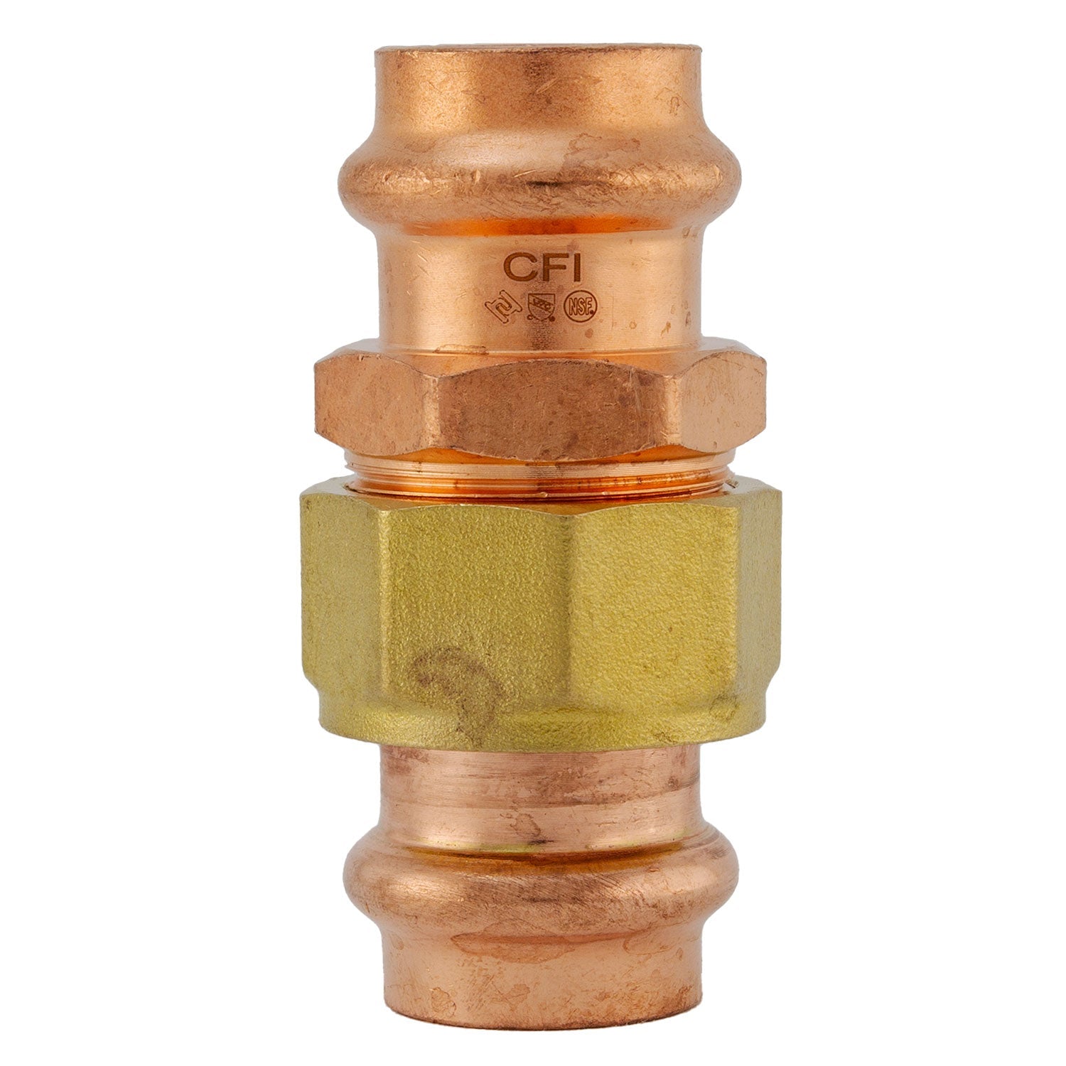 1-1/2" Press Copper Union (P x P) Low Lead ProPress Compatible