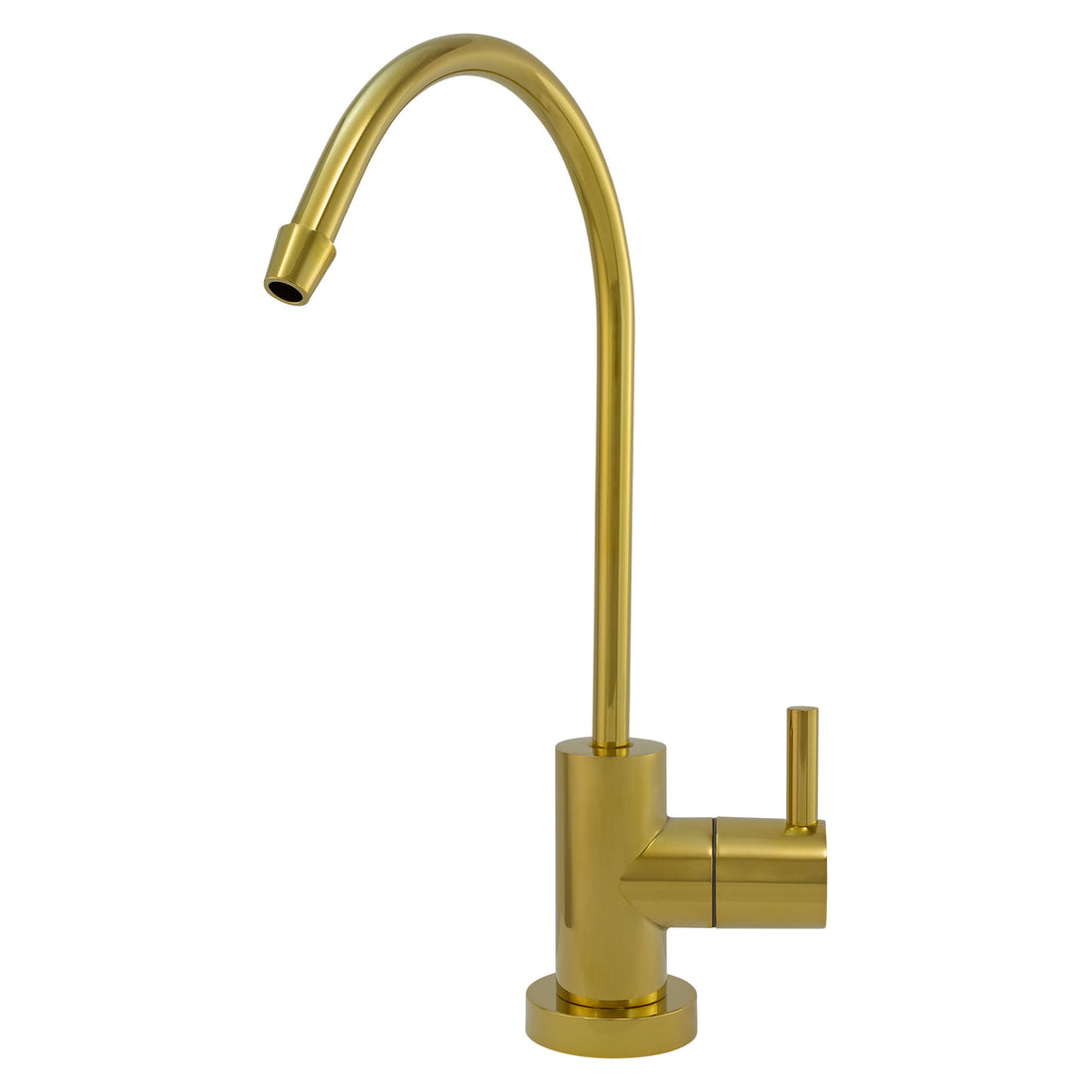 Water Filtration Faucet Bright Gold Euro Style Reverse Osmosis Non Air Gap. Certified by NSF.