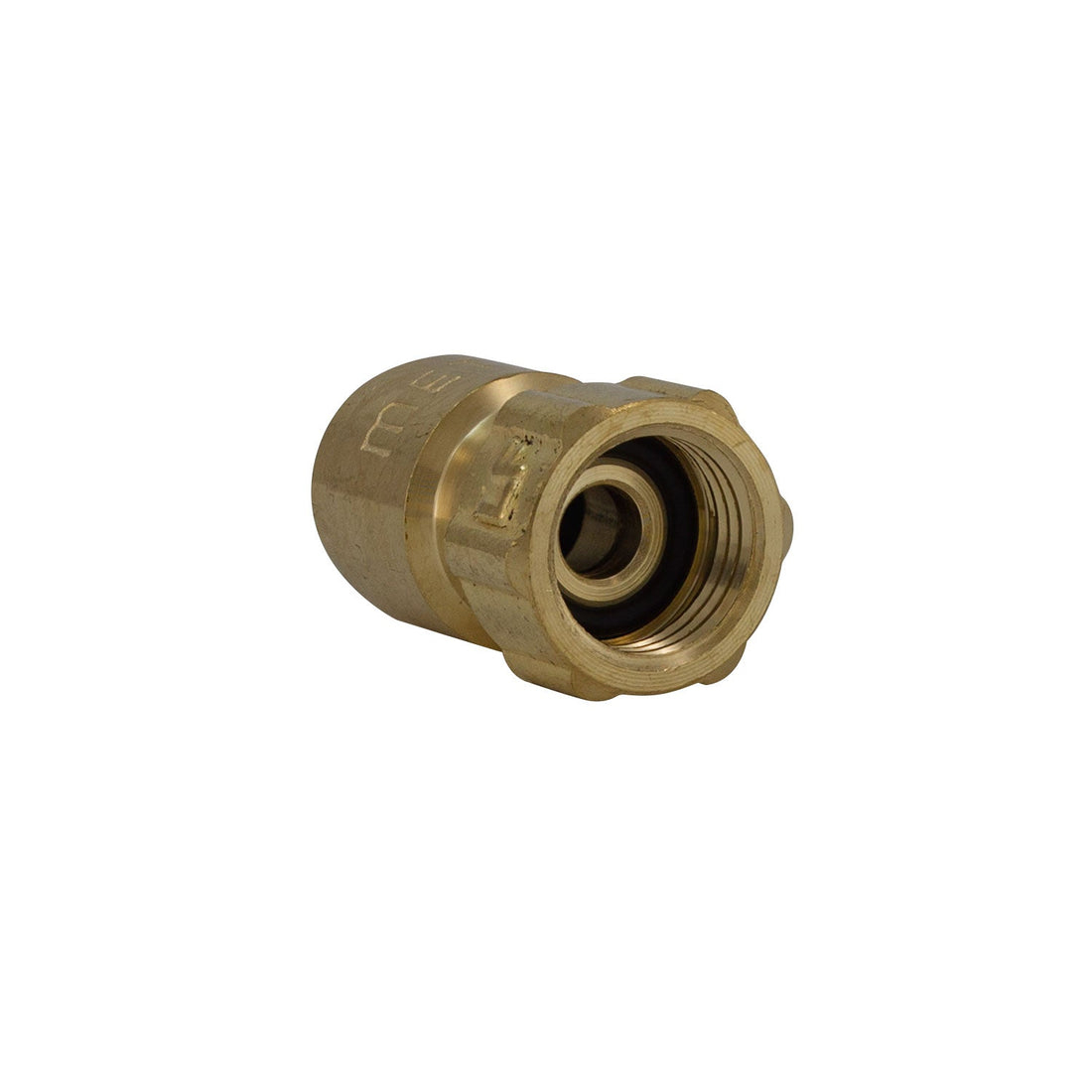 Metpure Quick Connect Female Brass Adapter - 1/4" OD Quick Connect x 1/4" COMP Female Threaded Compression (5 Pack)