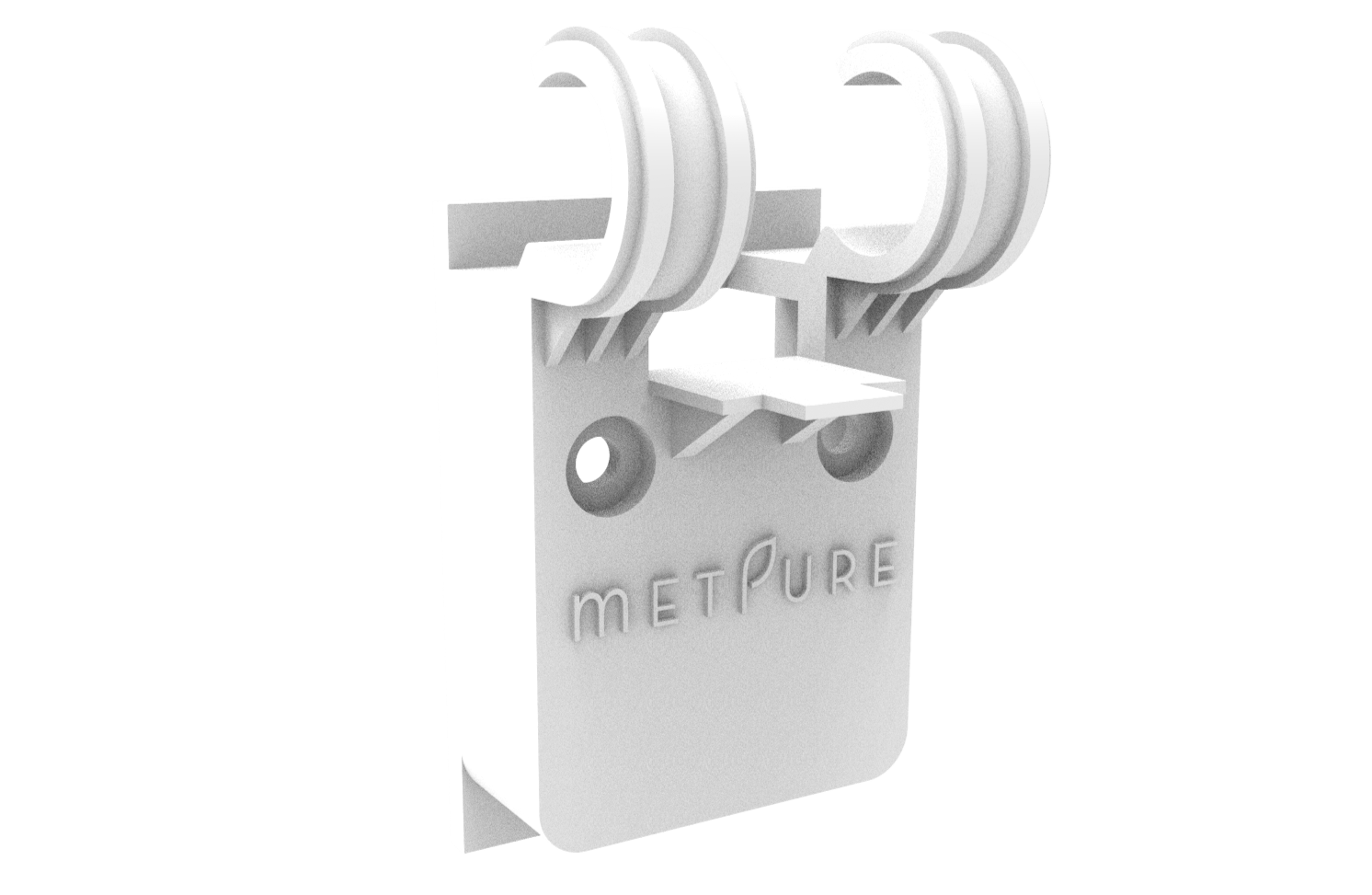 Metpure Versatile Standard Filter Clip Mount, White